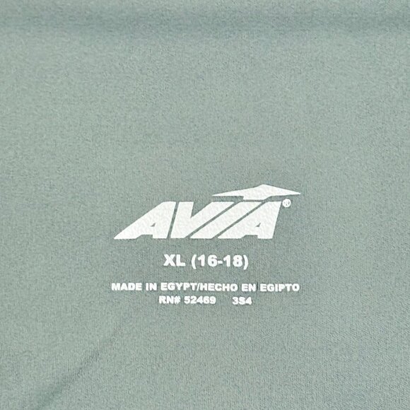 Avia Women's Softsculpt Stretch Green Flare Pants XL 16-18 Moisture Wicking NWT - Picture 7 of 12